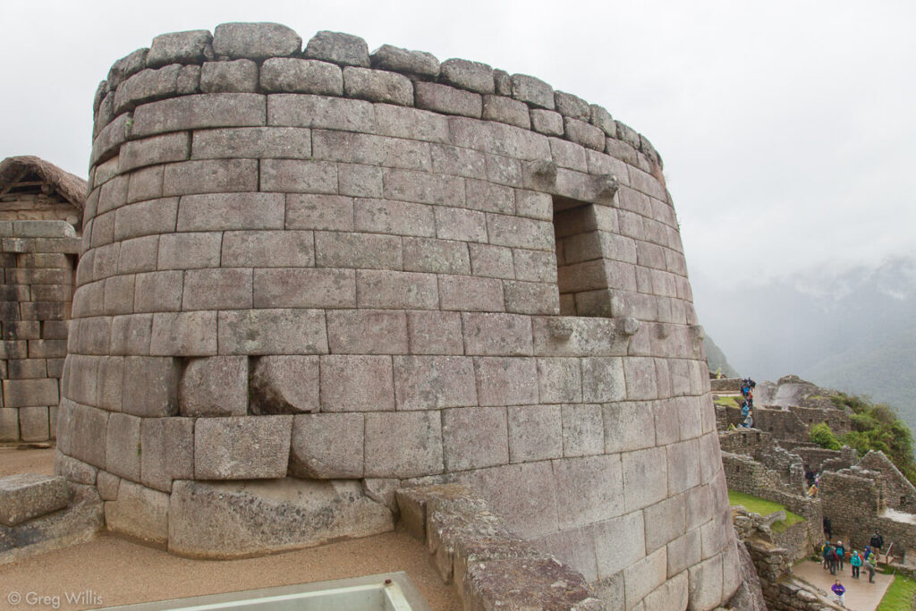 Temple of the sun Machu Picchu